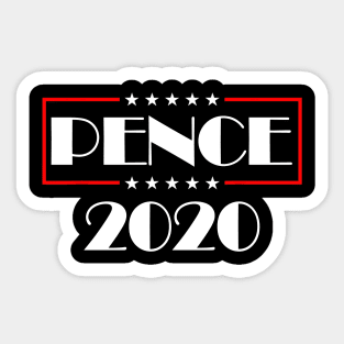 Pence 2020 American Flag Sticker